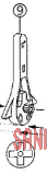 Centra Stellhebel+Schraube VMK90GR,zu (030000517)